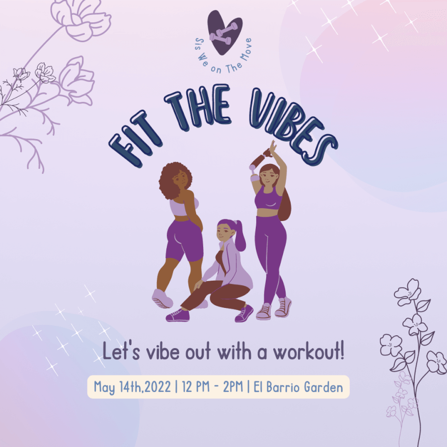event flyer for fit the vibes