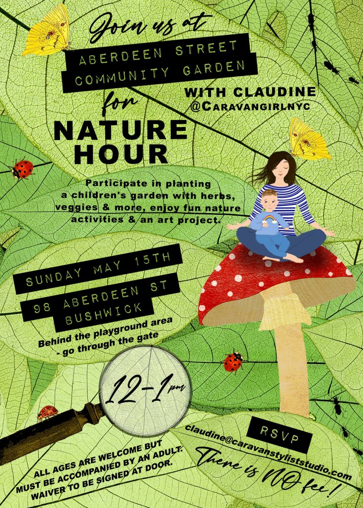 nature hour event flyer 