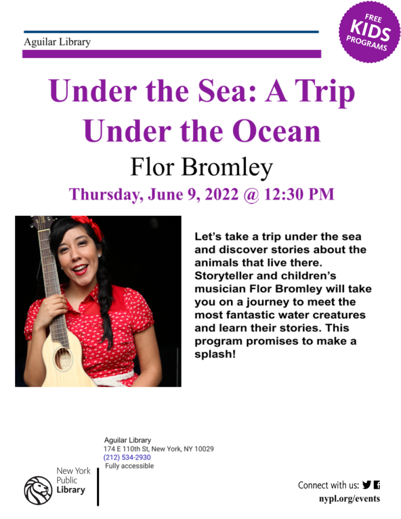 Under the Sea event flyer
