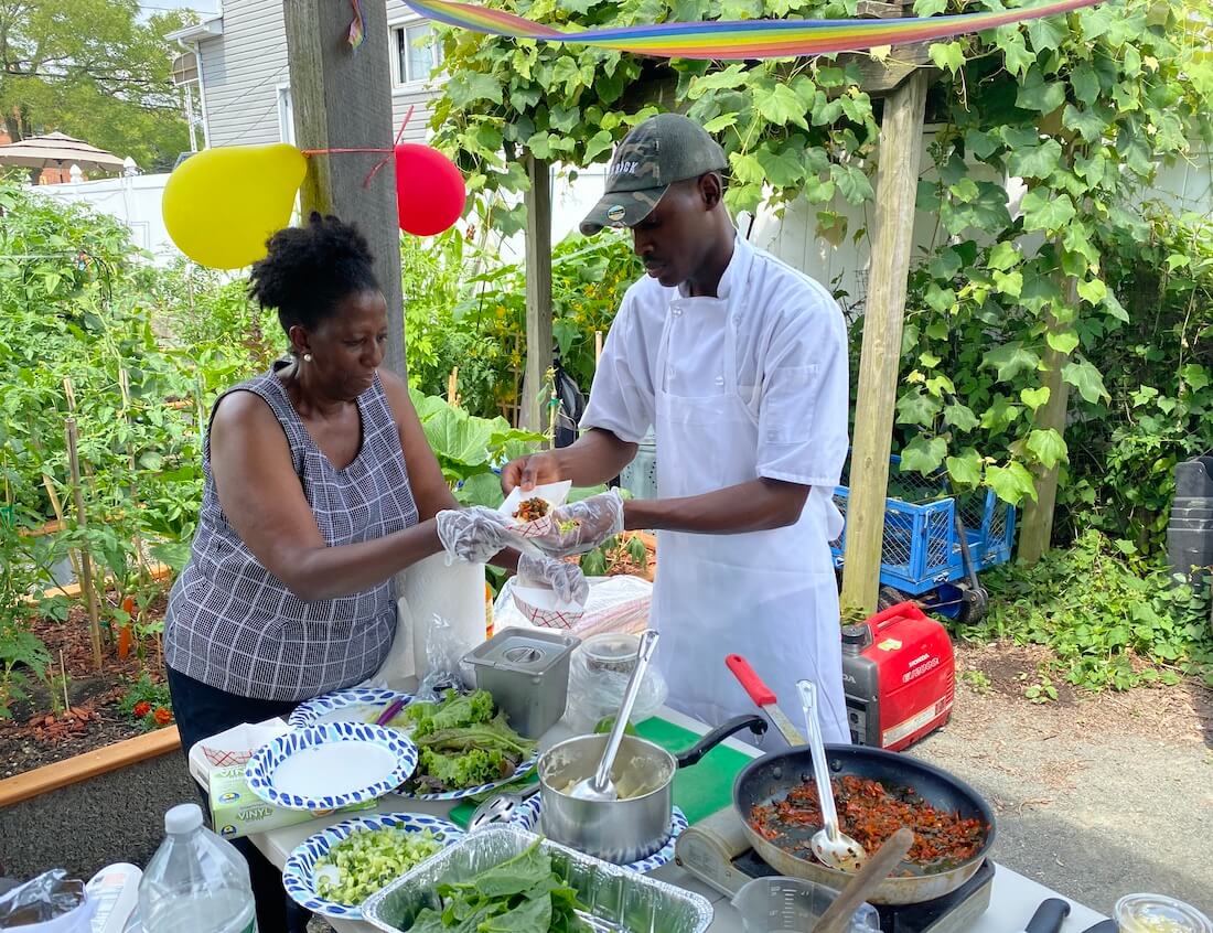 people cooking