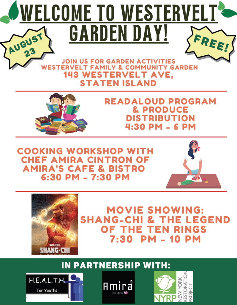 Westervelt Garden Day Event Flyer