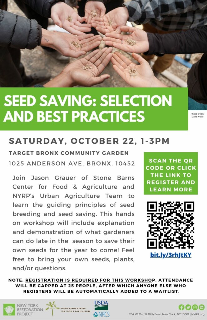 seed saving poster