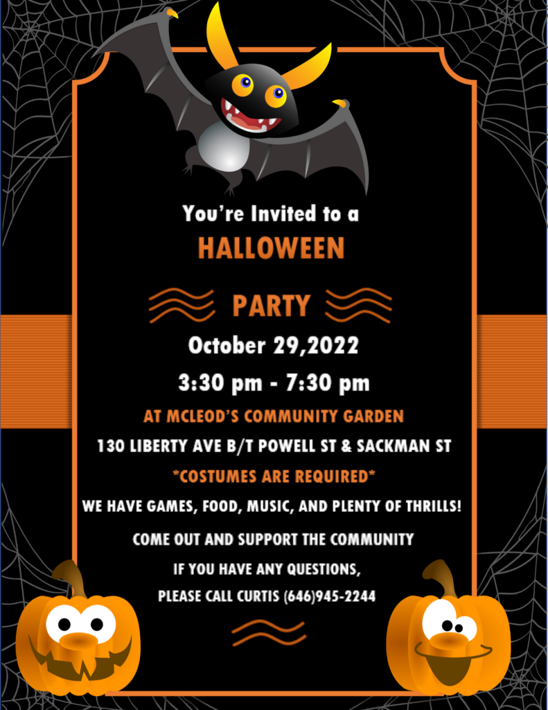 halloween event flyer