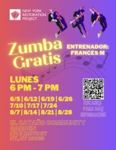 El Catano Zumba Event Series Flyer in Spanish
