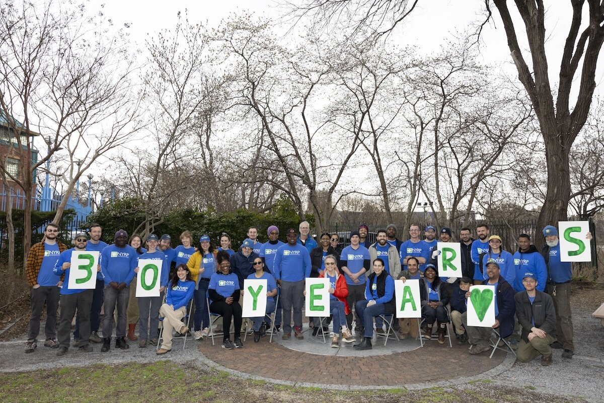group holding signs