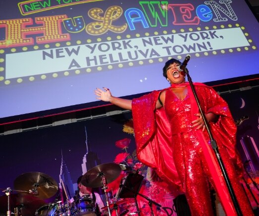 Photo from a Hulaween gala event