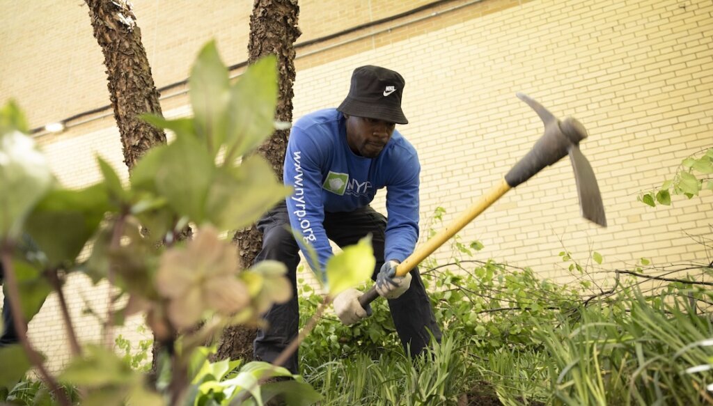 gardener at work