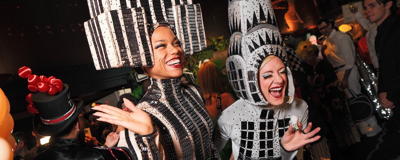 people in costume